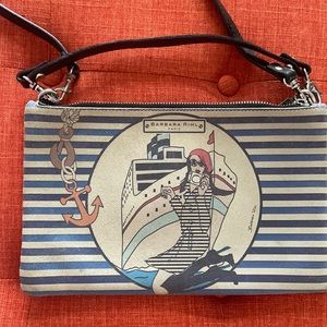 Authentic collectible Barbara Rihl.  Great small bag/clutch/Wristlet/Crossbody